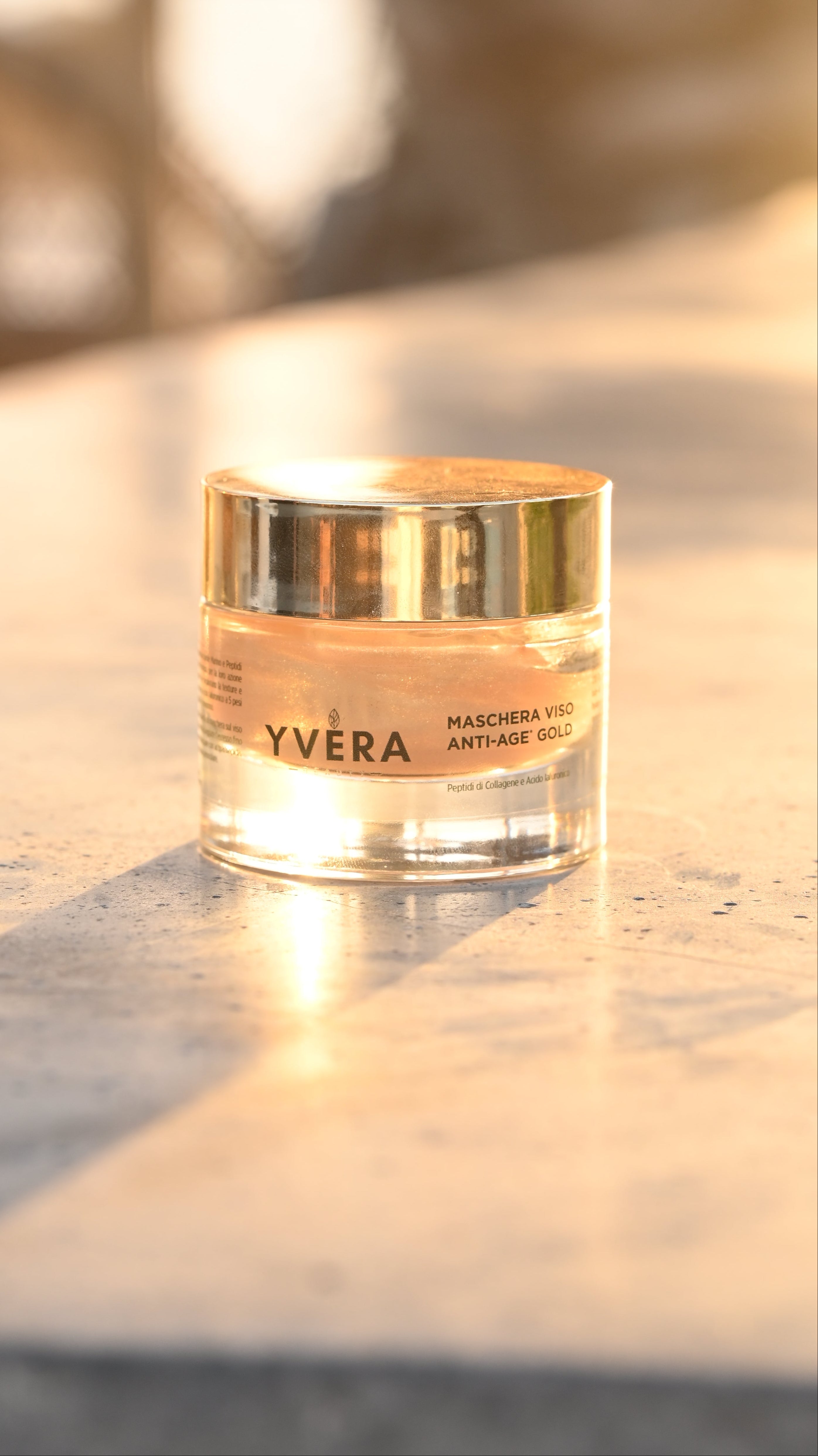 Maschera Viso Anti-age gold